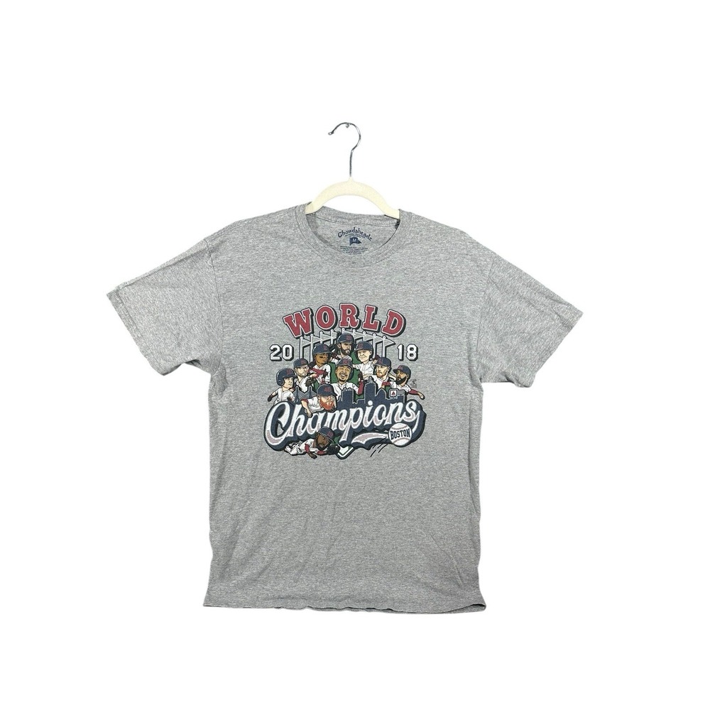 MLB BOSTON  Red Sox World Champions 2018 Chowdaheadsz Gray Size‎ Medium Baseball